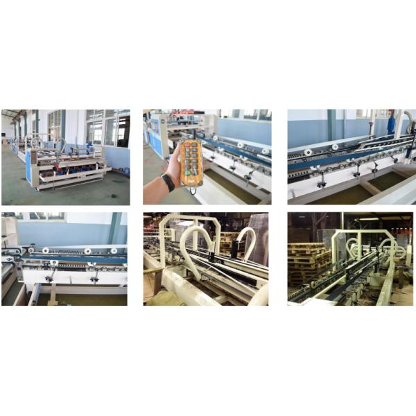 High Speed Folder Gluer Machine Dimensions 1000×3000×1600mm 150 Pcs/Min With Strapping