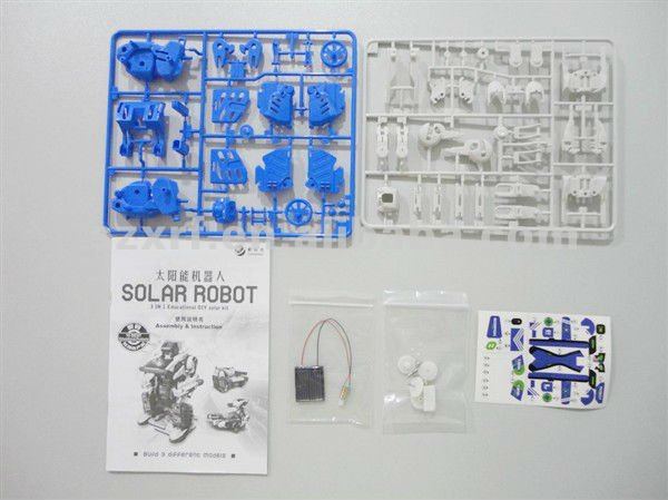 Promotional Solar Robot Educational Toys Solar Powered 3 in 1 Robotic Stem Novelty & Gag Toys