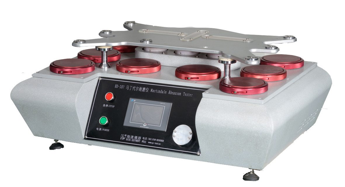 Automatic GB8809 Leather Testing Machine , Textile Abrasion Testing Machine