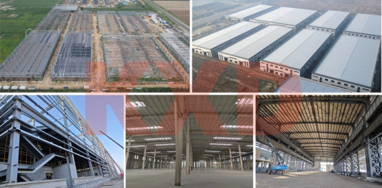 Large Span Metal Prefabricated Building Galvanizing Production Factory Workshop