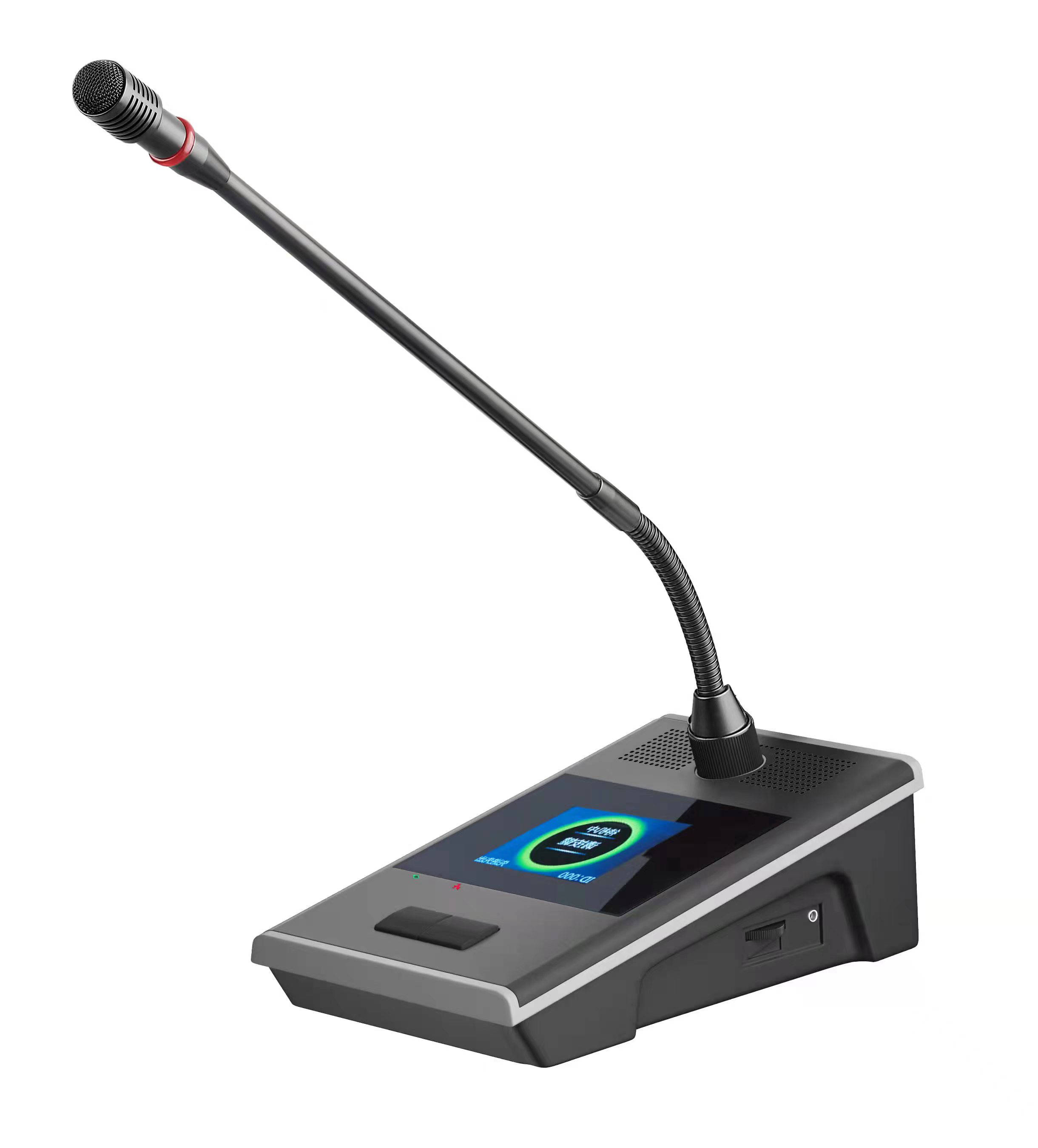 UHF 4 Channels Wireless Microphone System 80Hz -16KHz With Long Pick Up Range 100cm