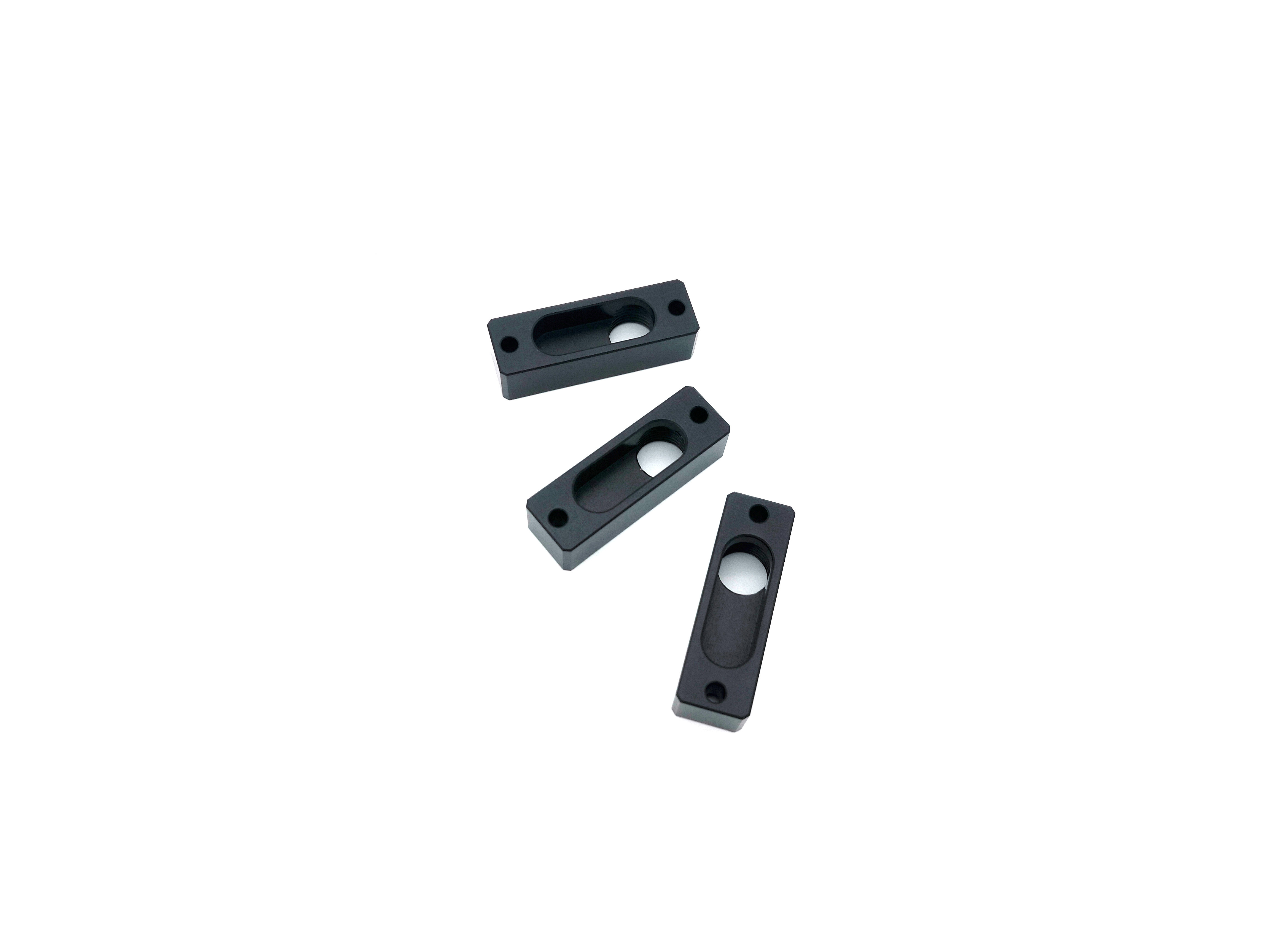 Quality Precision Machined Parts-POM Fixed Block-Machined Plastic Parts for sale