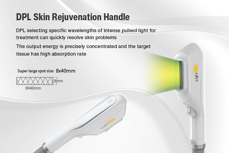 2 Handles OPT SHR IPL Laser Hair Removal Skin Rejuvenation Beauty Machine