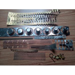 Quality Stamping Die / Moulds Brass Stamping Parts One Row Cavity Sodick Wire EDM for sale