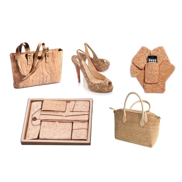 Portugal Cork Leather Fabric Hot Special Design Bread Veins High Color Fastness