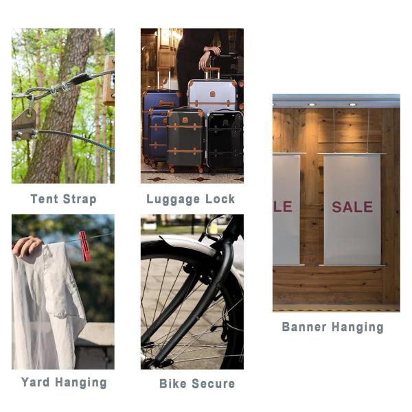 Stainless Steel Wire Rope Sling with Eye Loops AISI304/316