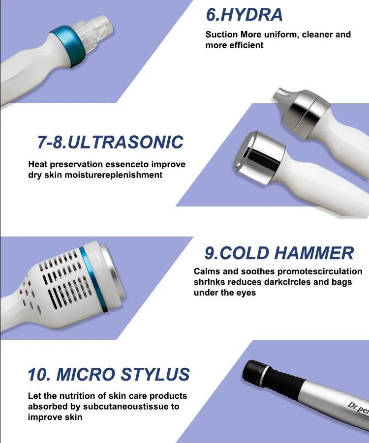 12" Touch Screen Hydradermabrasion Machine With Skin Scrubber Handpiece