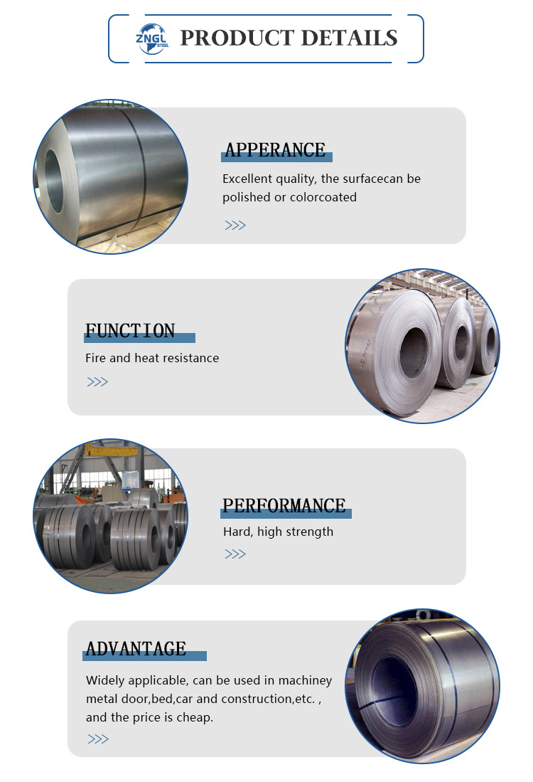 Hot Rolled 4FT Width Mild Steel 0.8*245 Low Carbon Steel Strip Coil