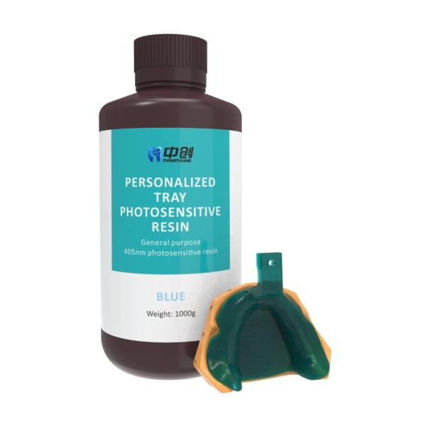 Quality 3d Printer Dental Turquoise Biocompatible Personalized Tray 3d Resin for sale