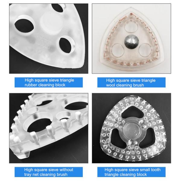 High Square Screen Canvas Block Flour Mill Accessories Count Yarn 55MM - 60MM Width