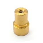 Gold Plated Brass Machined Components Turning Brass Terminal Connector