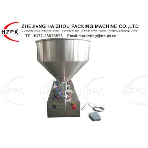 Durable Semi Automatic Paste Filling Machine 1000-5000ml Easy Operating