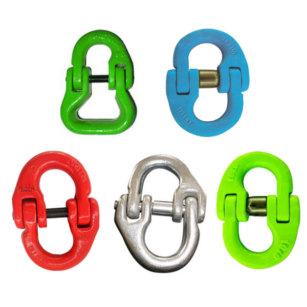 Power Plastified High Strength Lifting Master Link Alloy Steel Connecting Link 1.5t - 31.5t