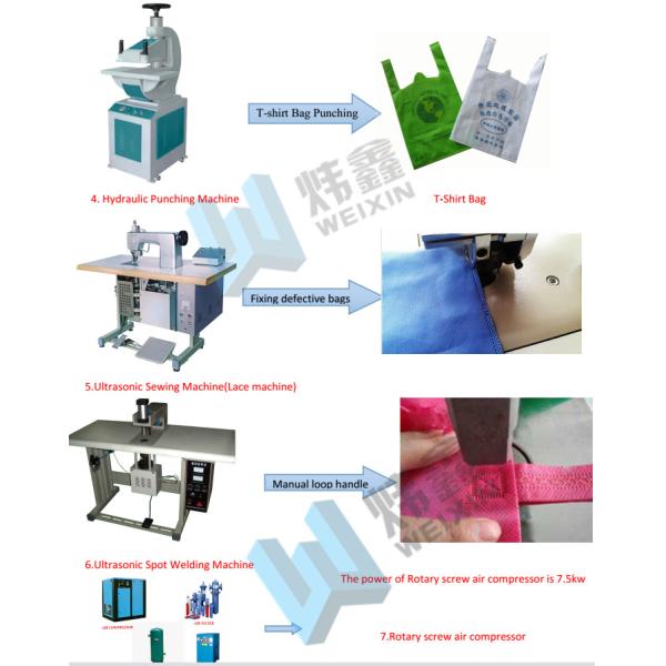 Non Woven D Cut Bag Making Machine