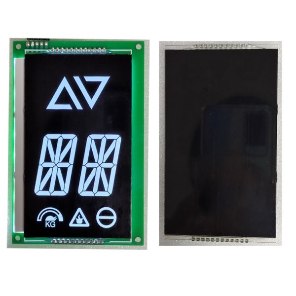 Customized Size Va Type 14 Segment Lcd Display Screen With Backlight For Elevator