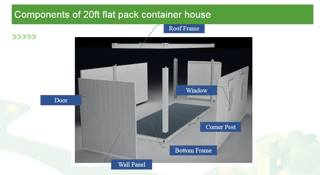 Flat Pack Fast Assemble Container Module Home