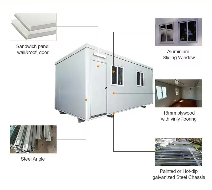 Modular Modern Mobile House For Sale Factory Steel Building Container Homes