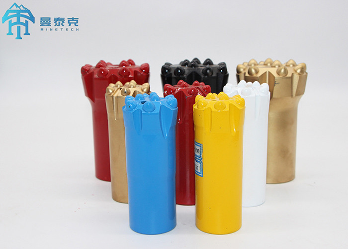 Quality T51 76mm Thread Button Bit Quarry / Mining Drilling Tools for sale