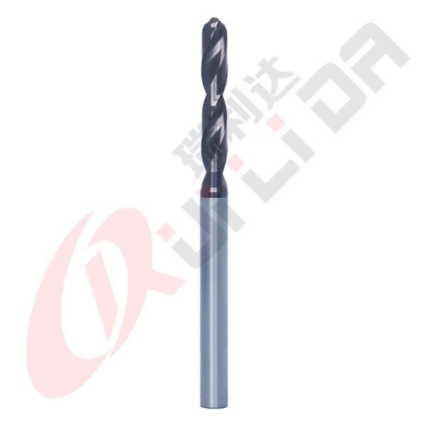 2 Flutes Solid Carbide Drill Bit With Inner Coolant Hole For Stainless Steel