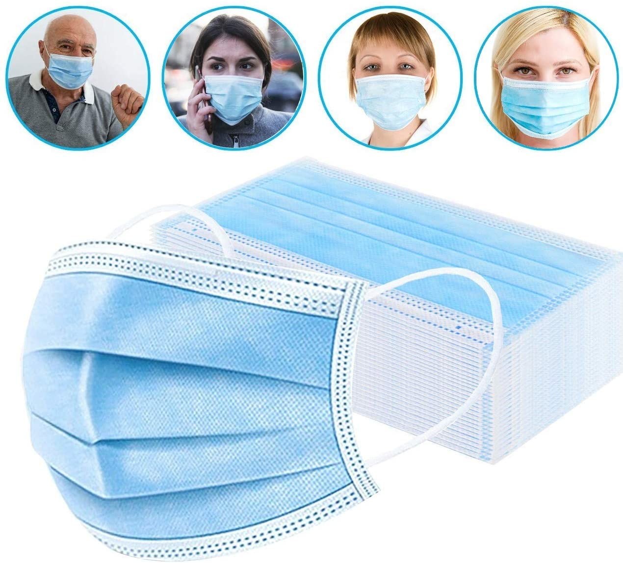 Super Soft EN14683 Type IIR Medical Surgical Mask