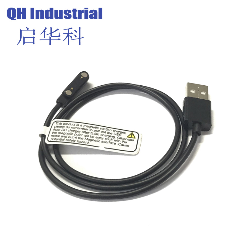 2Pin 10.2mm Pitch Body Brass Amphenol Screw Type Pin Cap Magnetic Pogo Pin Charger Connector