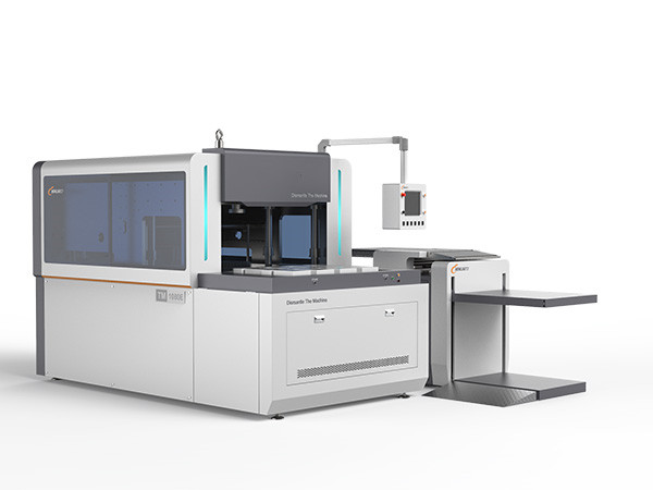 Automatic taking out paper cup fan blanking and stripping machine