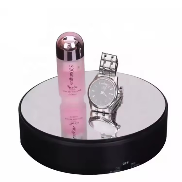 OEM 360 Degree Electric Rotating Turntable Display Stand For Mobile Phone Accessories