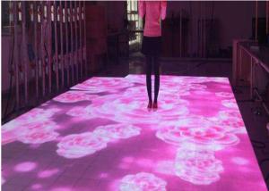 Quality Interactive Dance Floor LED Display For Wedding / Party Stage With SMD Technology for sale