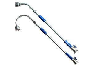 Quality Blue Handle Metal Soft Rain Spray Lance , Telescopic Watering Wand for sale