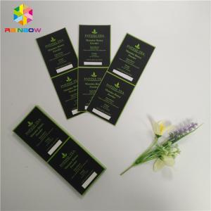Eco - Friendly Custom Print Self Adhesive Sticker Label In Packing Polyester