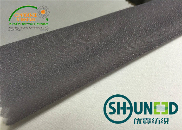 Quality Stretch Black Fusible Interfacing , C3022WS Shrinkage Resistant Vilene Interlining for sale