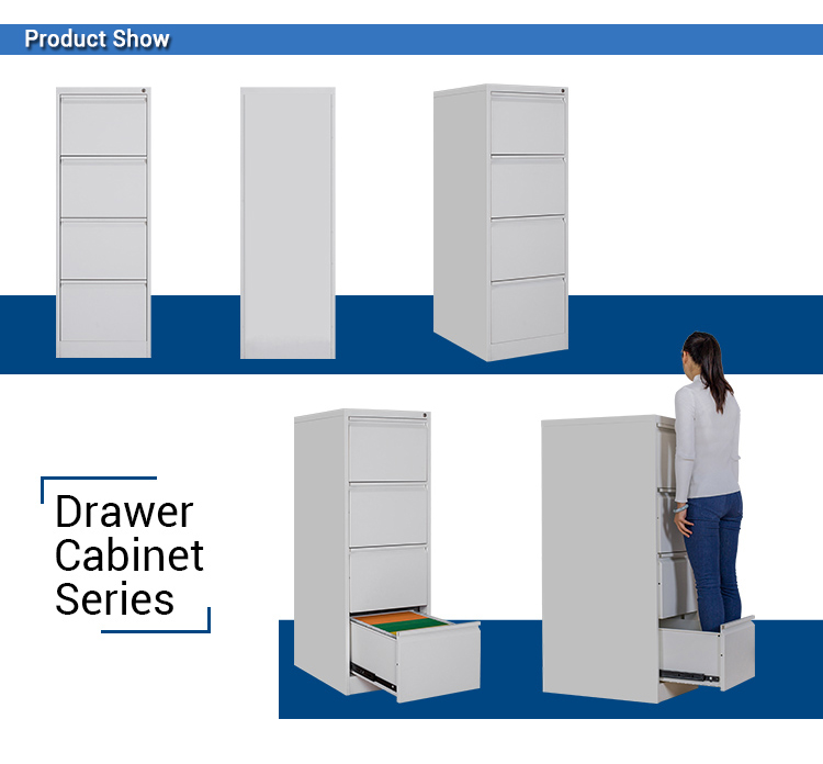 Office Furniture Morden Cheap 4 Drawer Metal File Cabinet Storage