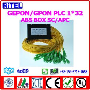 Quality GEPON/GPON plc splitters_1x32 abs box for sale