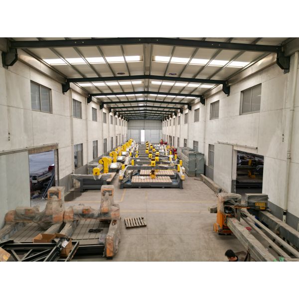 ZEUS 45 Degree Chamfering Machine One Cutting Four Edgeing PLC Control Gear Drive Bearing Gearbox Stone Grinding 7.5kw Motor