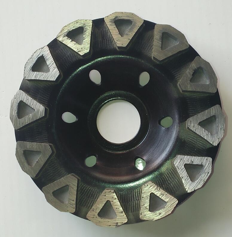 Quality Double Sided 8 Inch Diamond Concrete Angle Grinder Grinding Wheel for sale