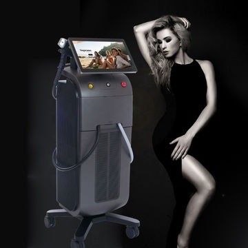 Quality 1600w Lcd Diode Laser Hair Removal Machine 808 Stationary for sale