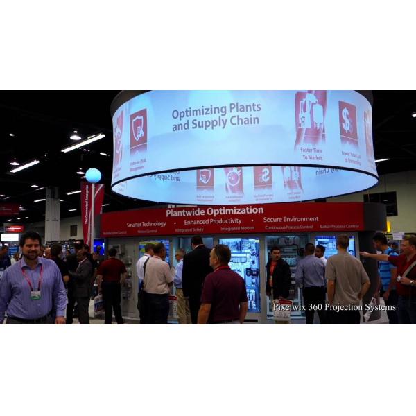 360 Degree Fixed Frame Projection Screen For Flight Simulation