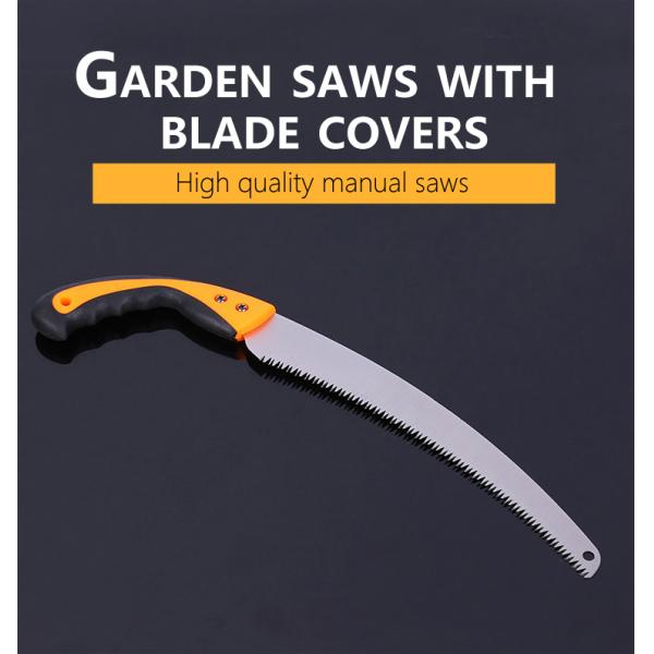 Manual Gardening Hand Tools , Handheld Pruning Saw With Knife Sheath