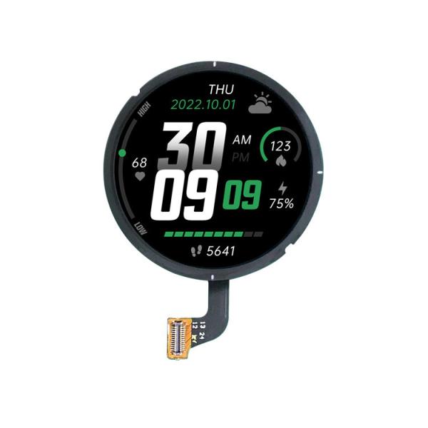 1.43 inch AMOLED display side view