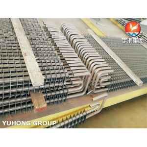 Boiler Power Station Seamless Steel ASME SA213 TP321 H Fins For Heating Pipes