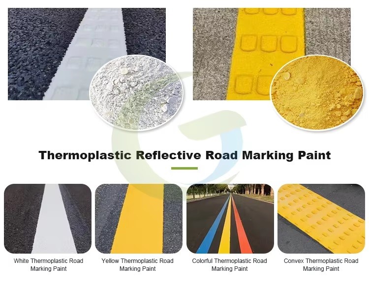 High Quality Hot Melt Powder Coating Reflective Thermoplastic Road Marking Paint