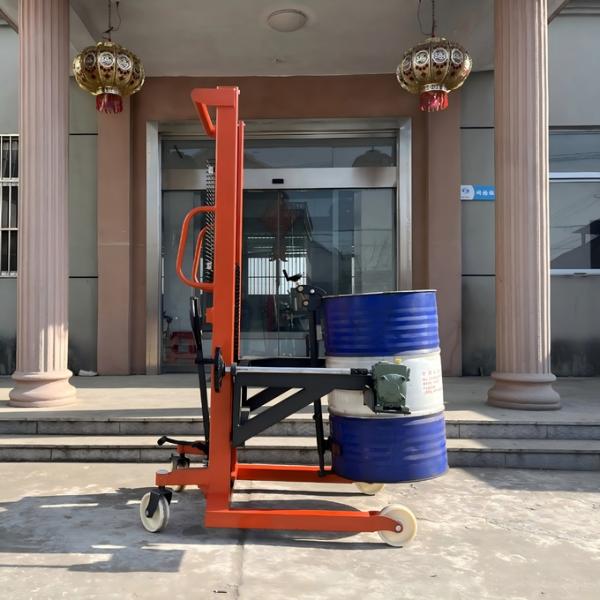 Convenient Manual Drum Stacker For Easy Material Handling In Warehouses Overall Length 1700mm Overall Height 2150mm