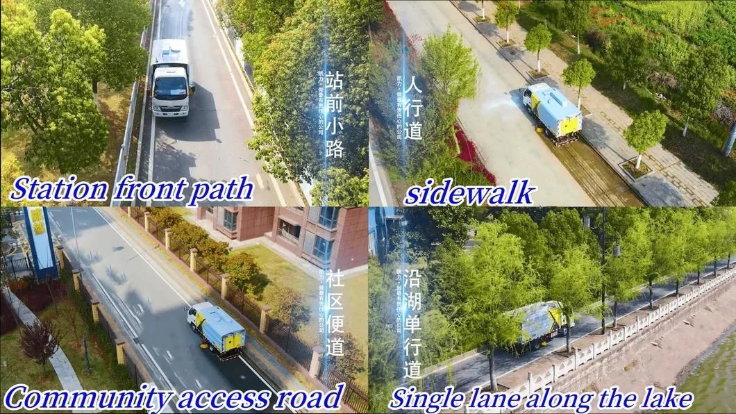 Foton Auman Diesel Road Street Sweeper Sweep Sweeping Vacuum Cleaner Cleaning Truck