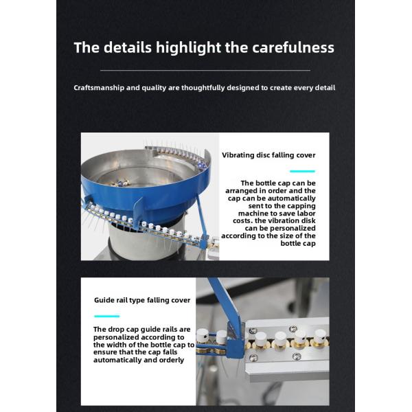 High Speed Automatic Production Line for Perfume Nozzle Tying and Plastic Bottle Cap Pressing Capping Machine