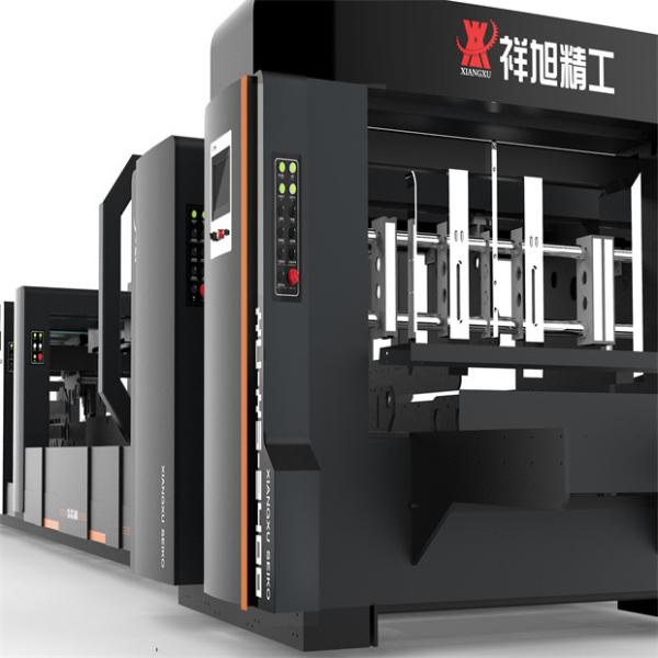 70kw Automatic Corrugated Box Folder Gluer Machine High Speed Precise Stitching