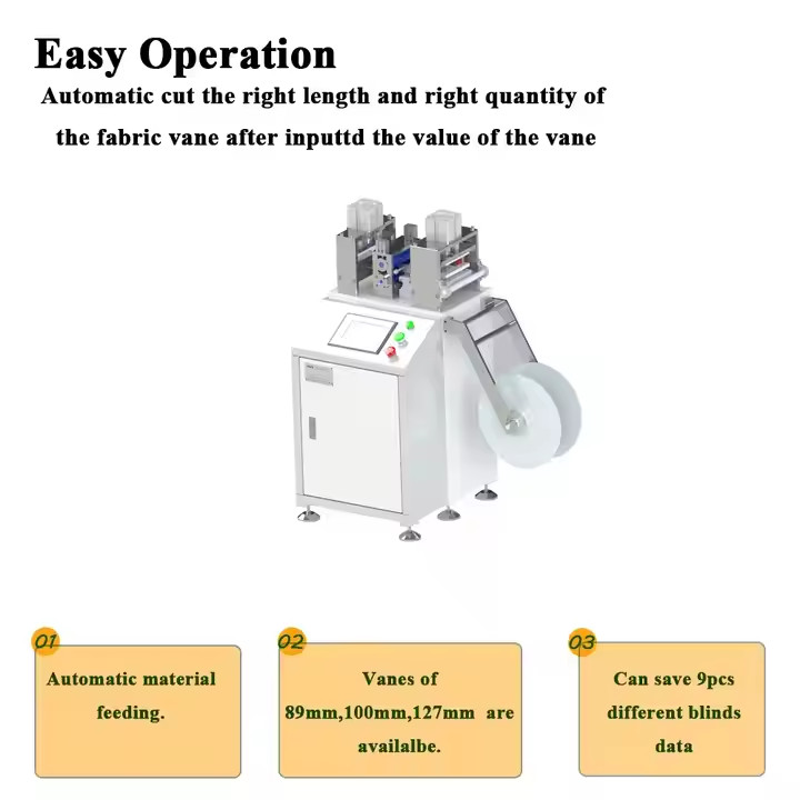1200mm Fabric Vertical Blind Machine Vane Cutting Punching Machine 840mm
