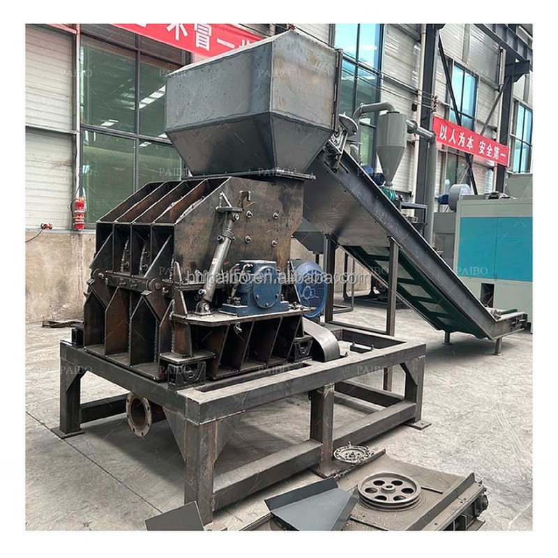 Broken Refrigerator Crushing Dismantling Equipment for Environmental