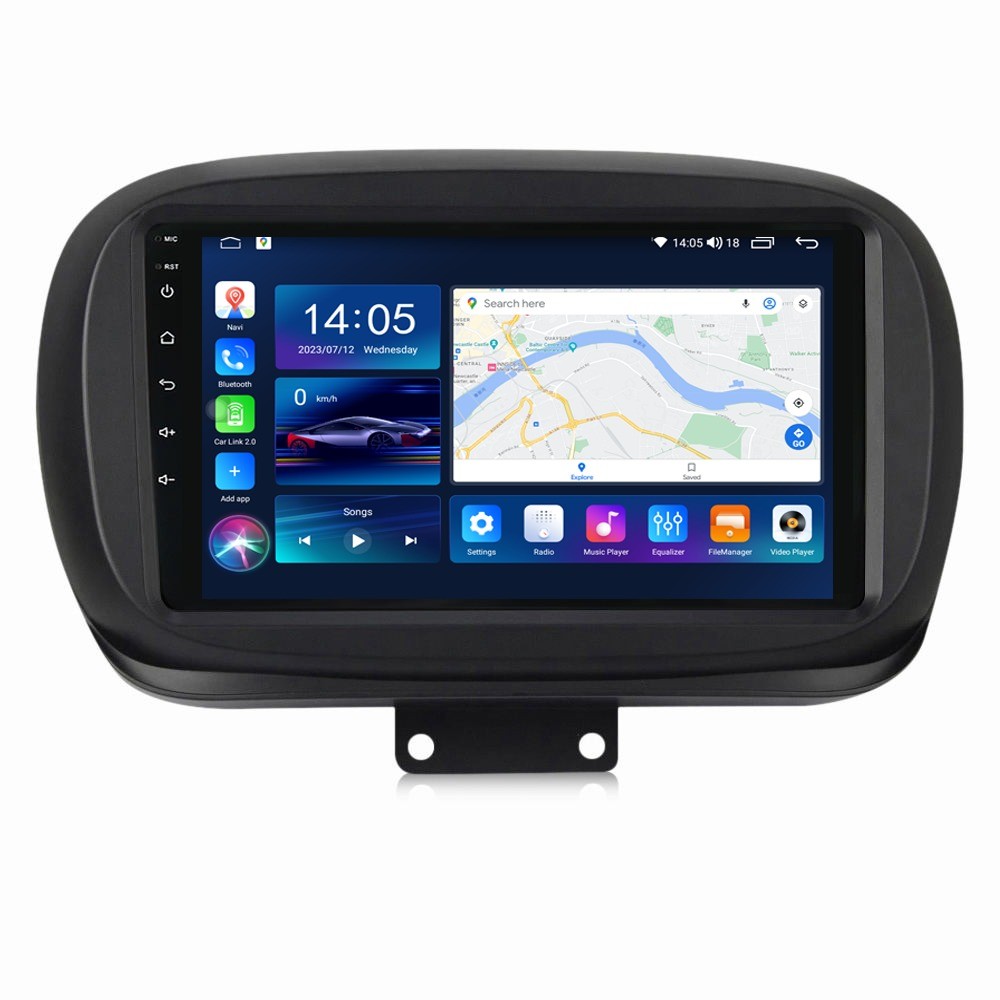 Quality Universal Mirror Link Car DVD Player for FIAT 500 2016-2019 Multimedia System for sale