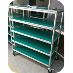 Quality Trolley/Lean pipe workbench/Assembly line for sale