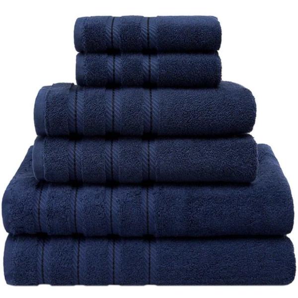 Highly Absorbent and Soft Knitted Cotton Towels 3pcs Set for Your Bathroom Needs